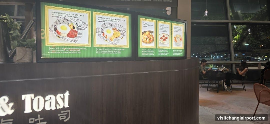 Restaurant Interior with Menu Boards