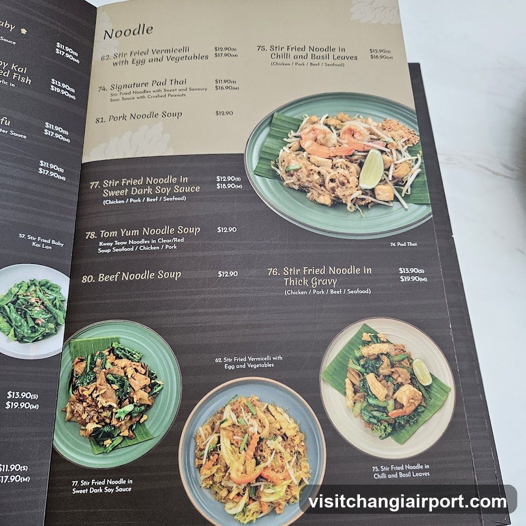 Noodle Menu Page