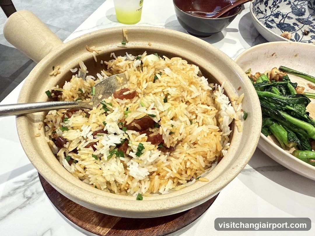 Sausage Rice in Clay Pot