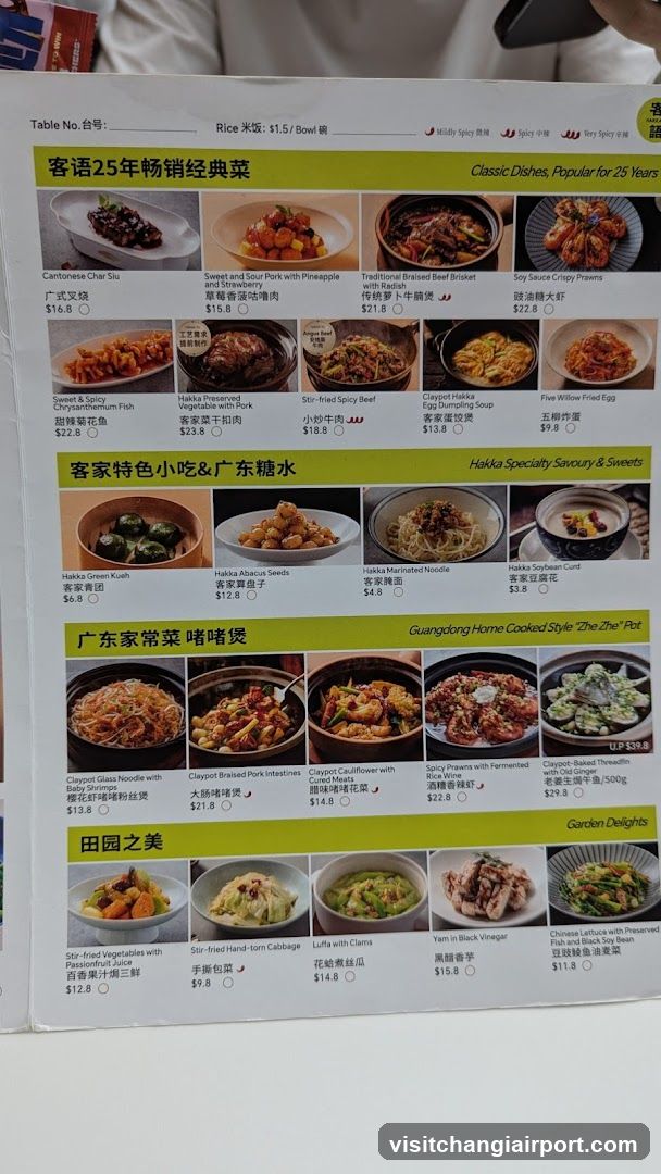 Cantonese & Hakka Cuisine Menu