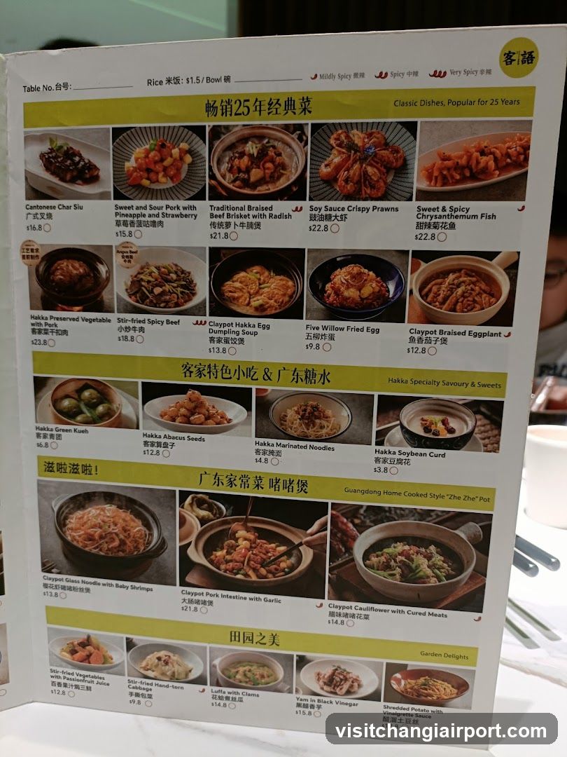 Cantonese & Hakka Cuisine Menu