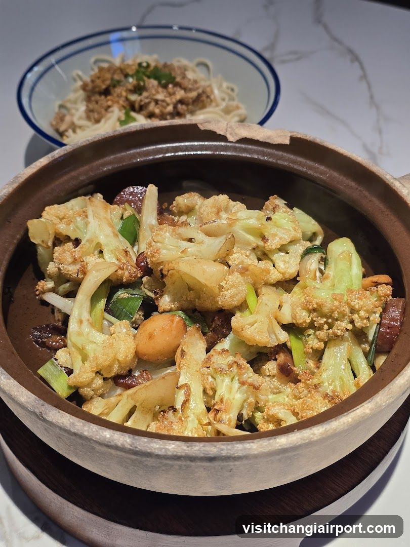 Cauliflower Dish in Clay Pot