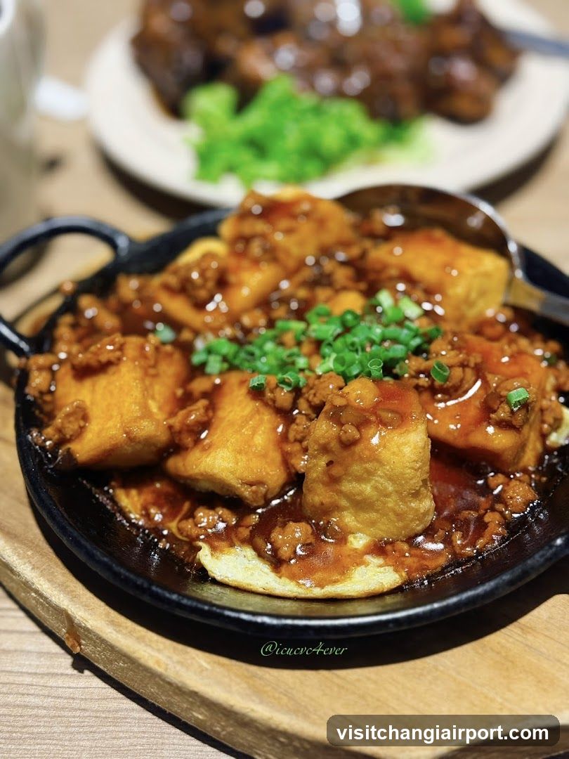 Sizzling Tofu with Minced Pork