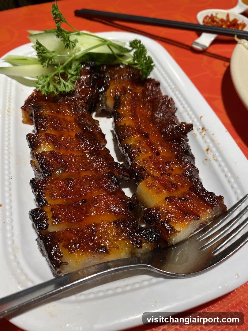 Roasted Pork Ribs with Garnish