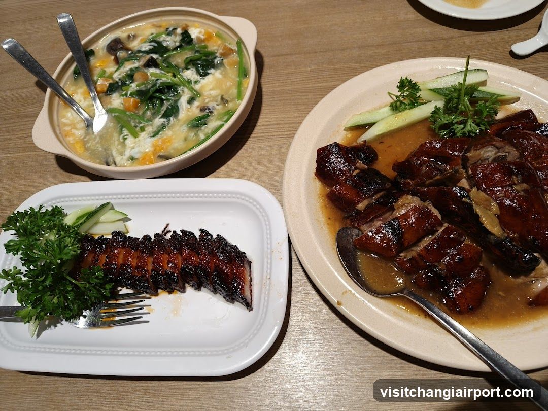 Dining Table with Chinese Dishes