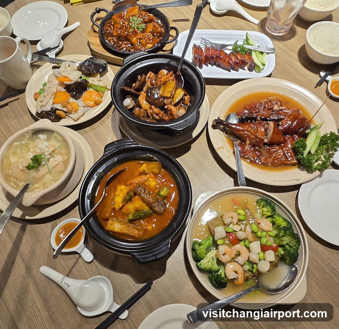 Chinese Restaurant Table Spread