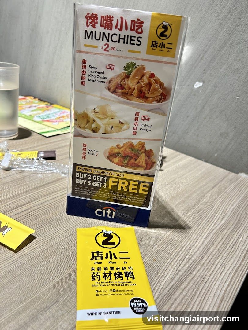 Dian Xiao Munchies Menu Stand