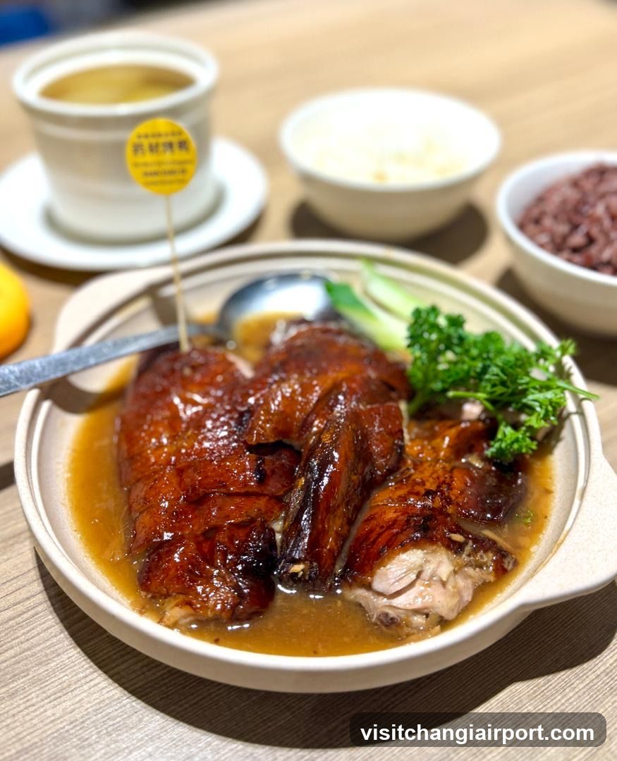 Roasted Duck Dish with Side Dishes