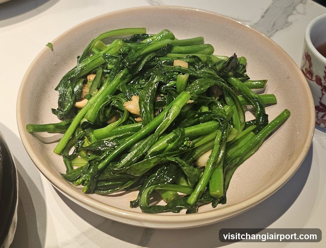 Stir-fried Chinese Greens with Garlic
