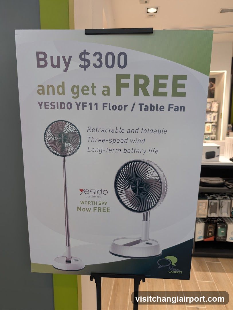 Yesido Fan Promotion Sign