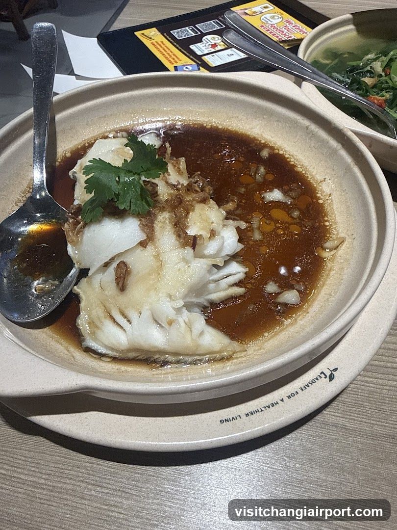 Steamed Fish Dish with Sauce