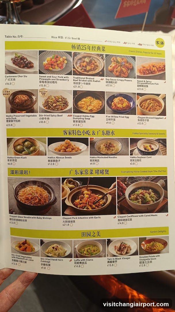 Hakka Specialty Menu