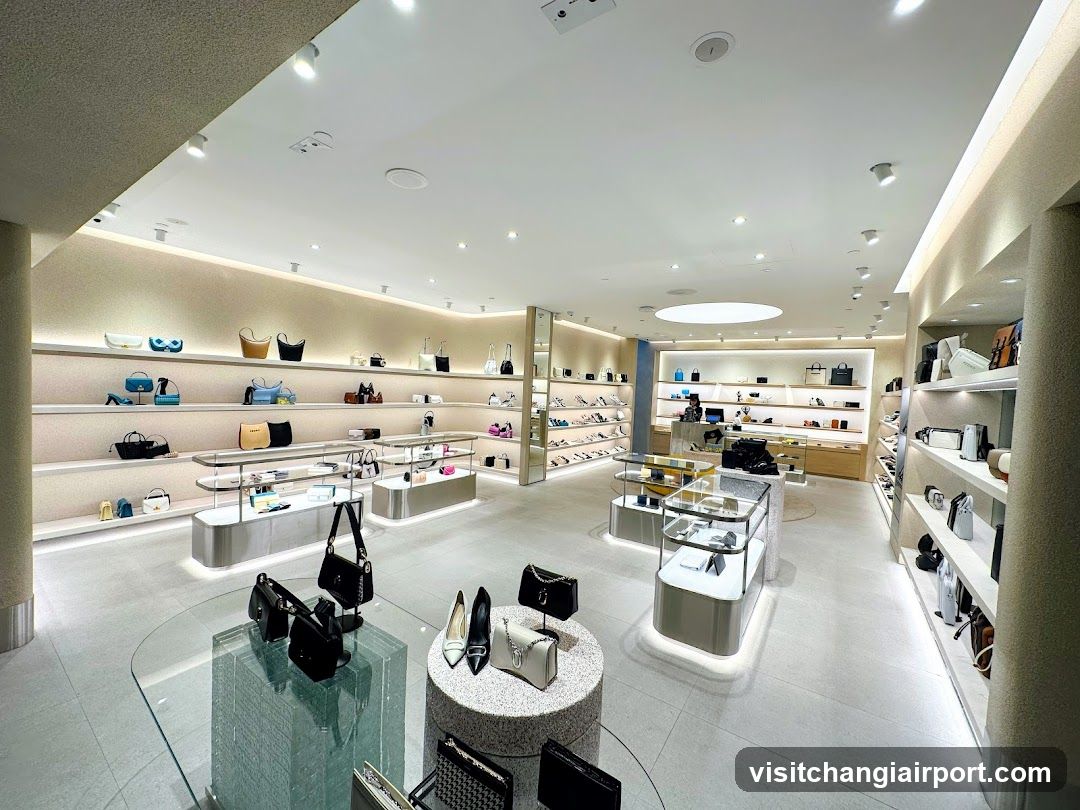 Luxury Handbag Store Interior