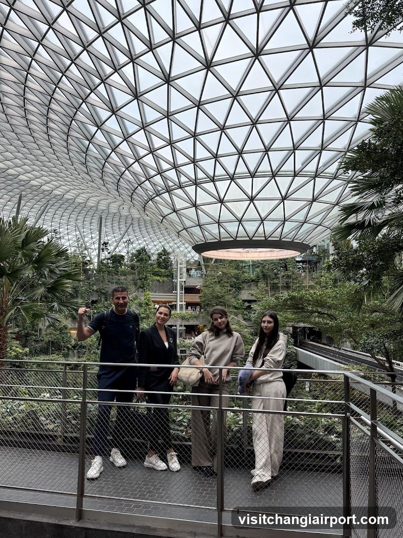 Group at Jewel Changi Skyway