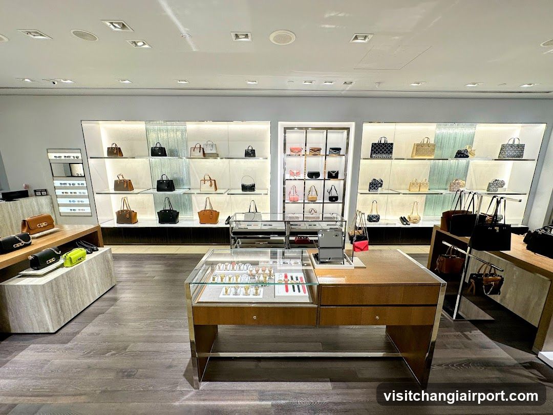 Luxury Handbag Store Interior