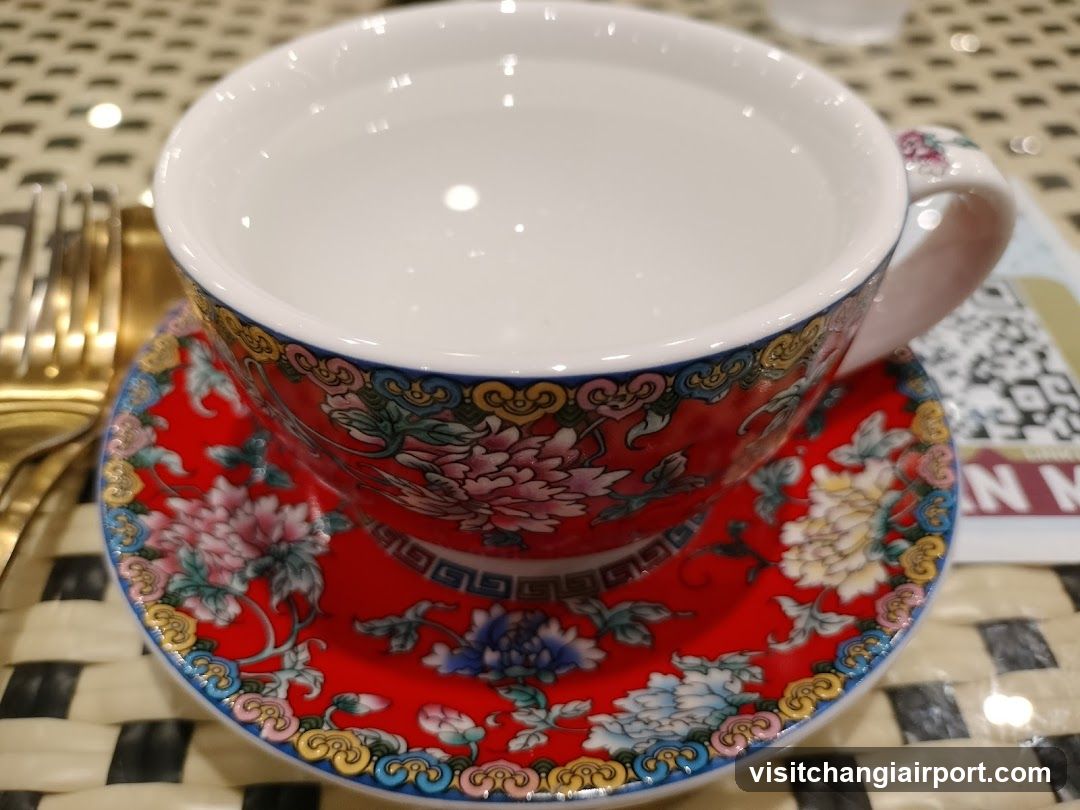 Decorative Tea Cup and Saucer