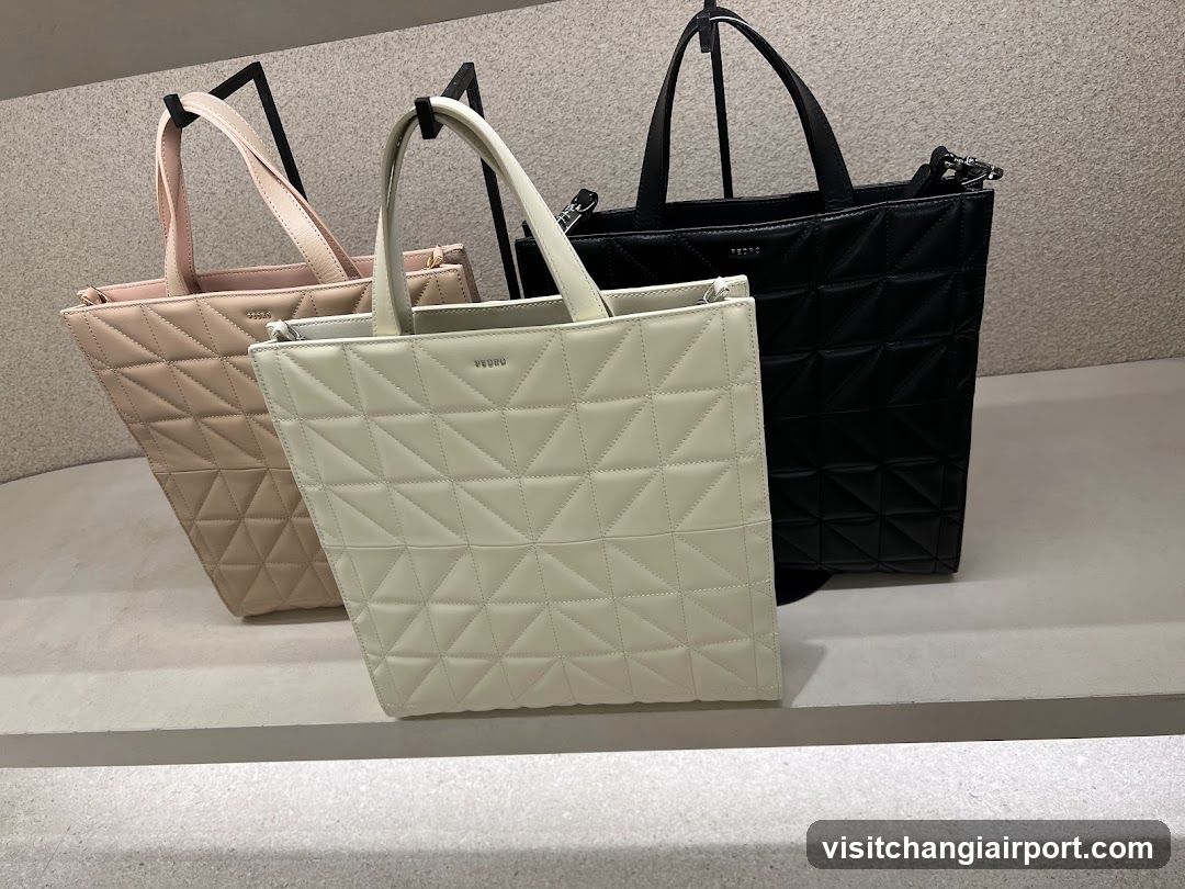 Quilted Tote Bags Display