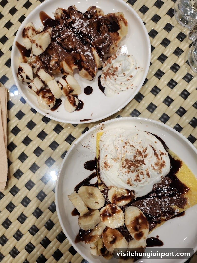 Banana Crepes with Toppings