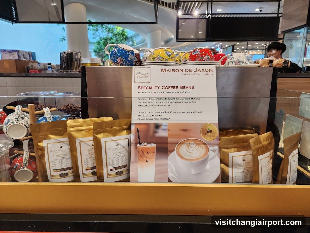 Maison de Jaxon Specialty Coffee Beans Display