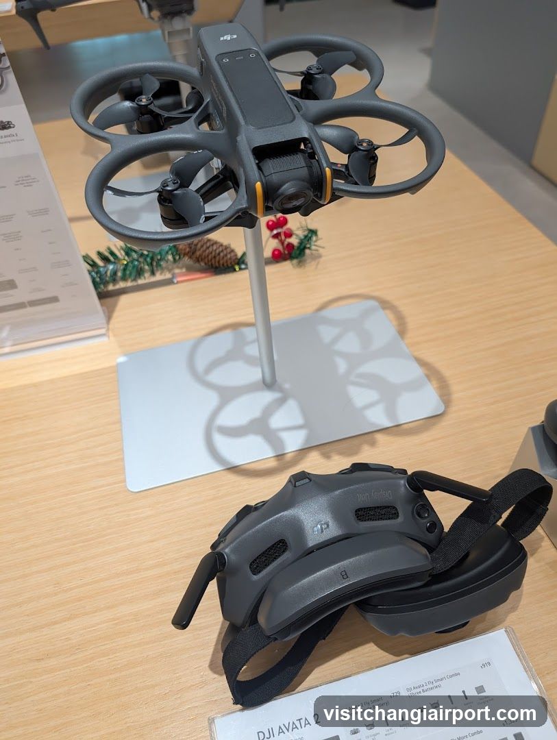 DJI Drone and VR Headset Display