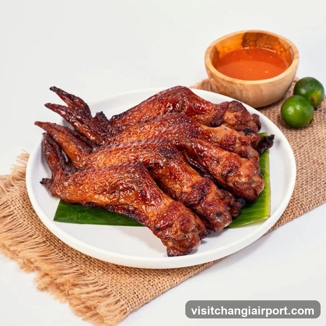 Roasted Chicken Wings with Sauce