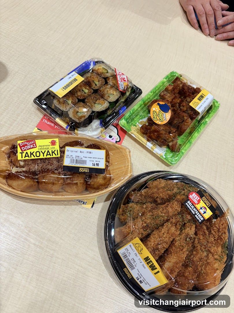 Dokkai Donki Food Items