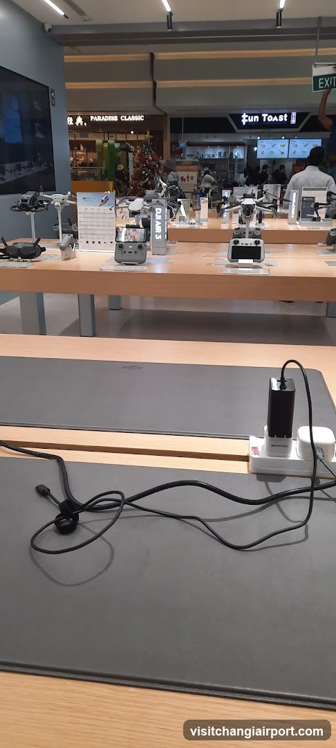 DJI Drone Display Store Interior