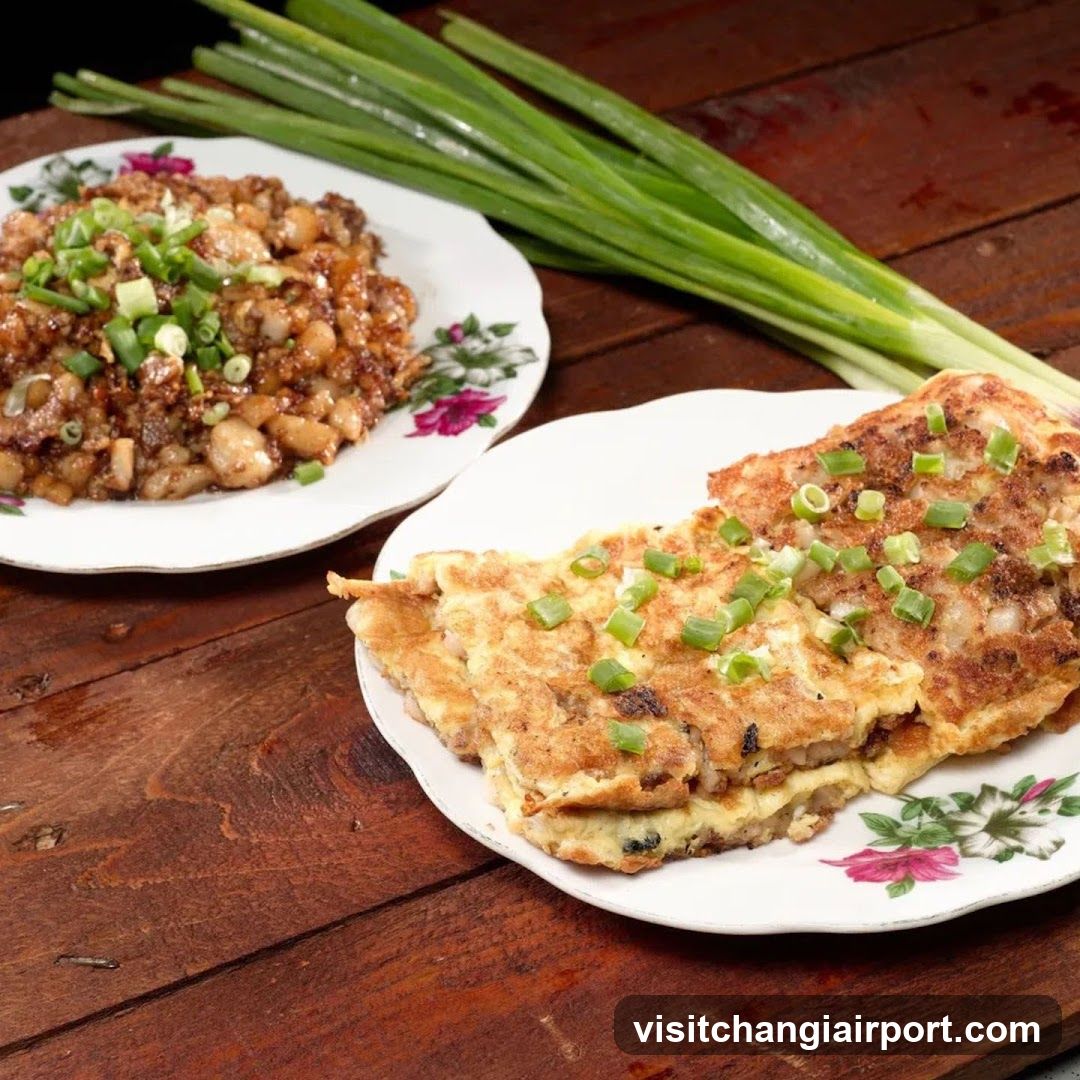 Scrambled Eggs with Green Onions and Fried Rice