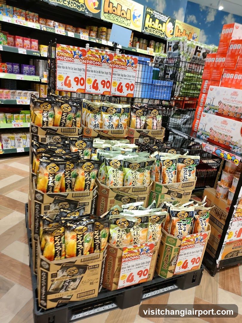 Snack Display in Store