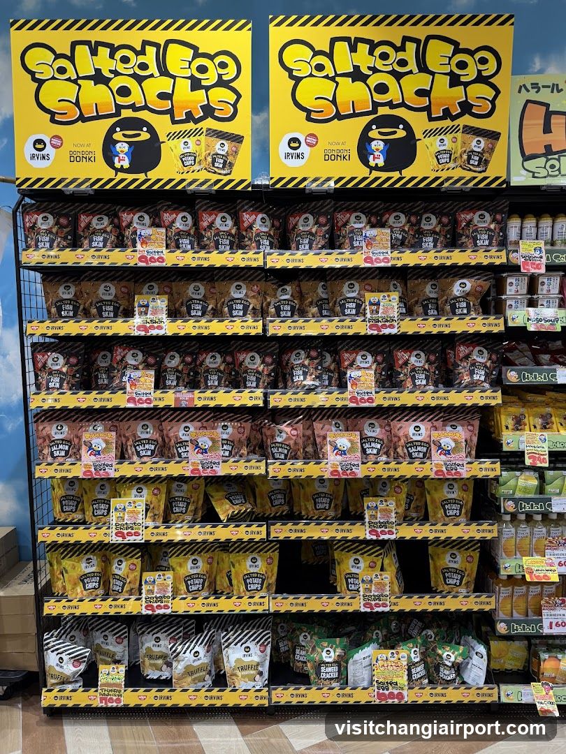 Salted Egg Snacks Display