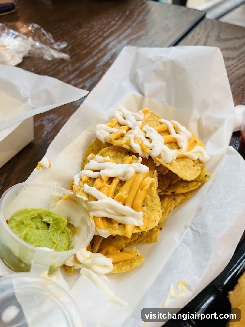 Loaded Nachos with Guacamole