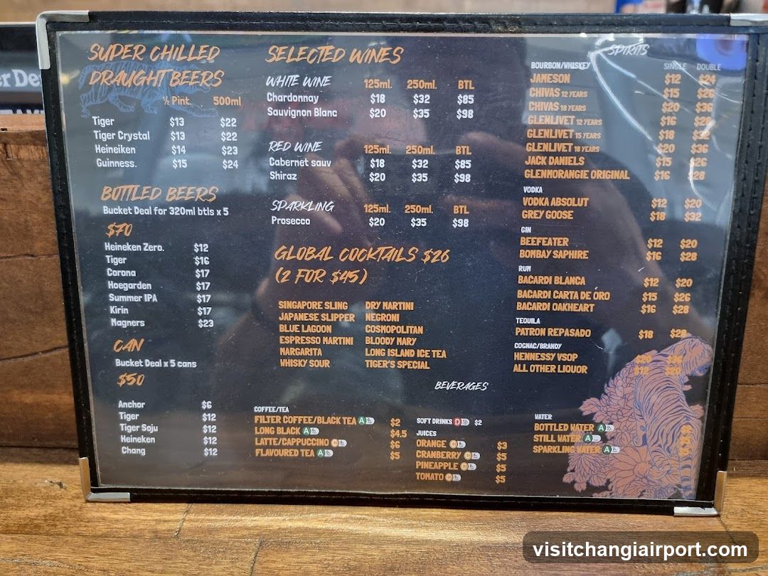 Bar Menu Board