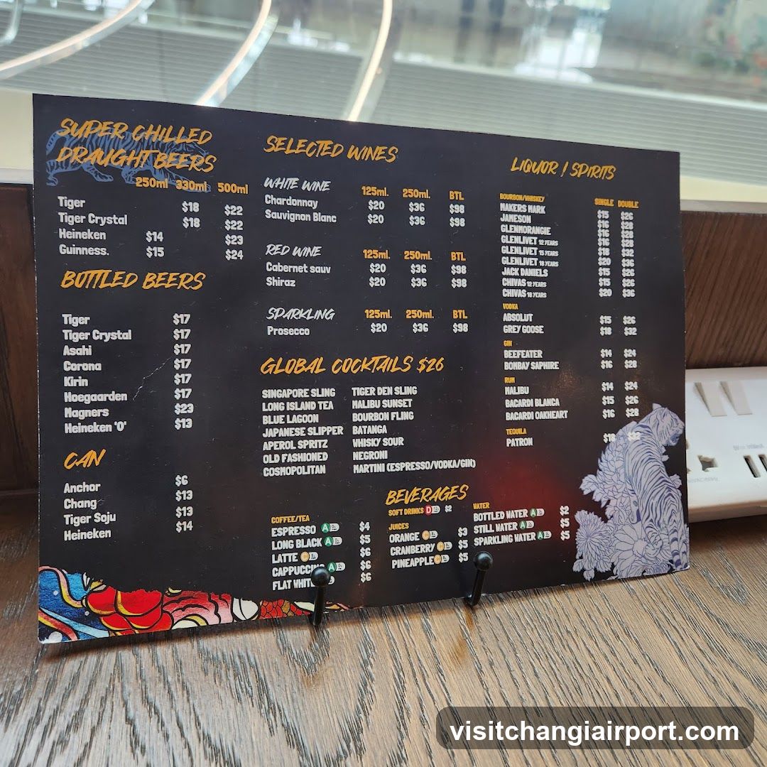 Bar Menu Board