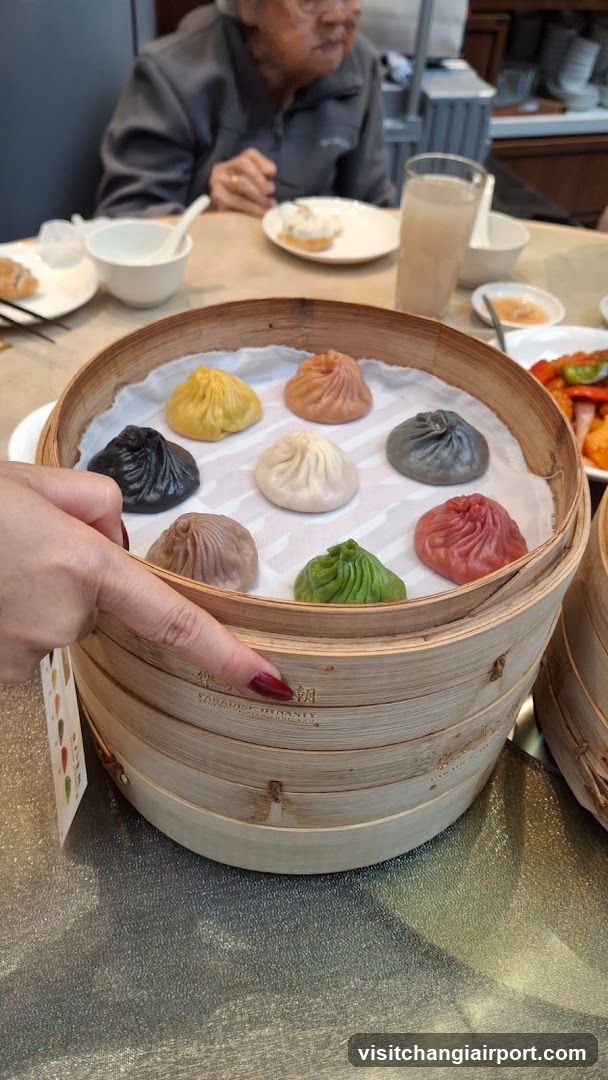 Dumplings in Bamboo Steamer