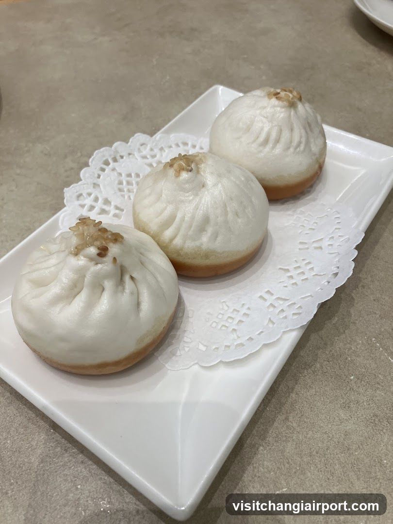 Steamed Buns on a Plate