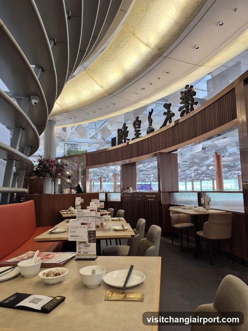 Restaurant Interior with Tables and Decor