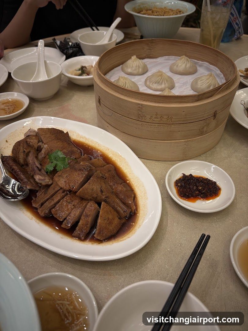 Dining Table with Chinese Cuisine