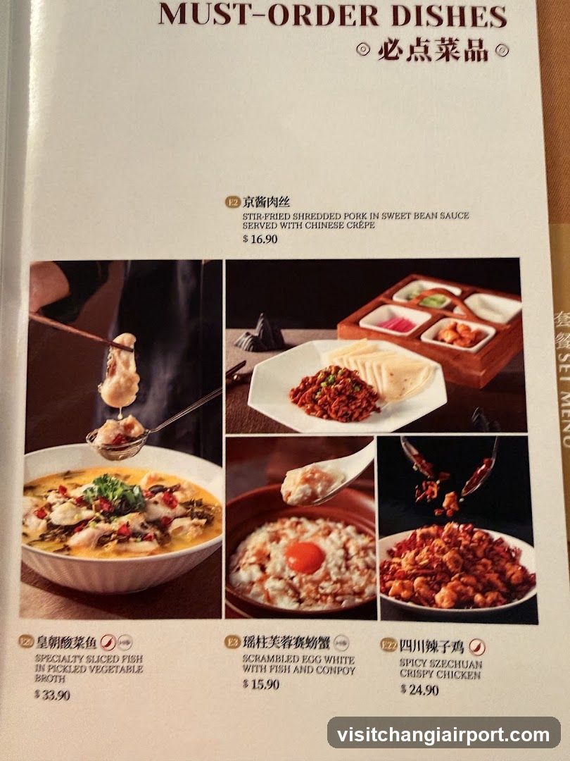 Must-Order Dishes Menu Page