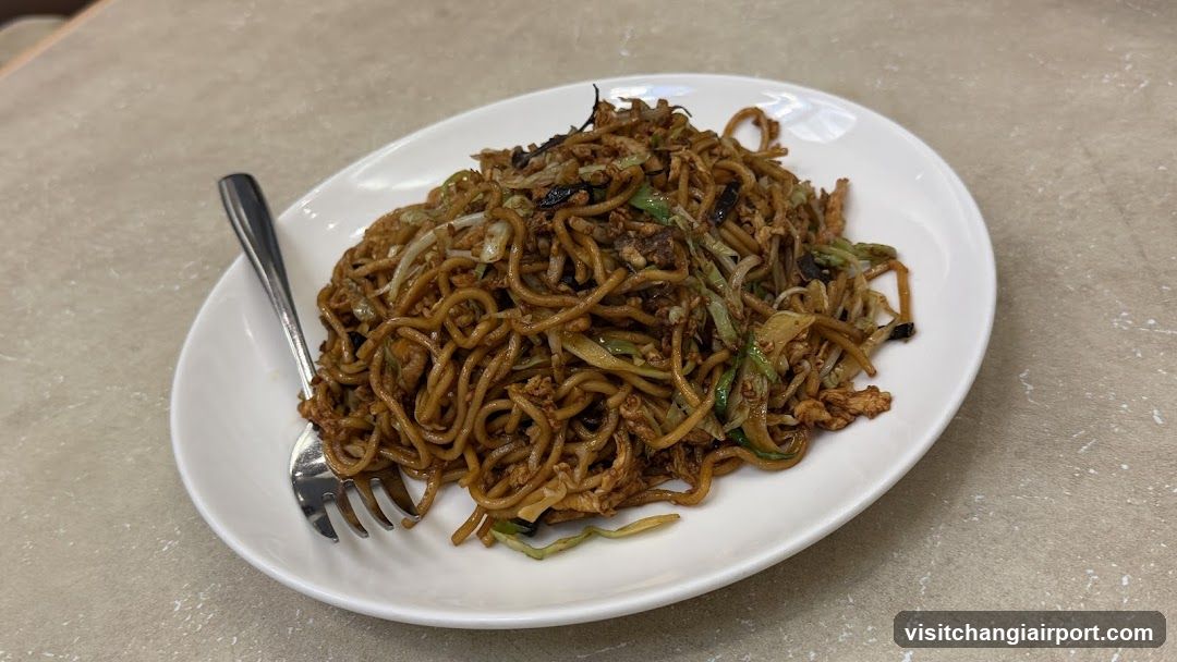 Plate of Stir-Fried Noodles