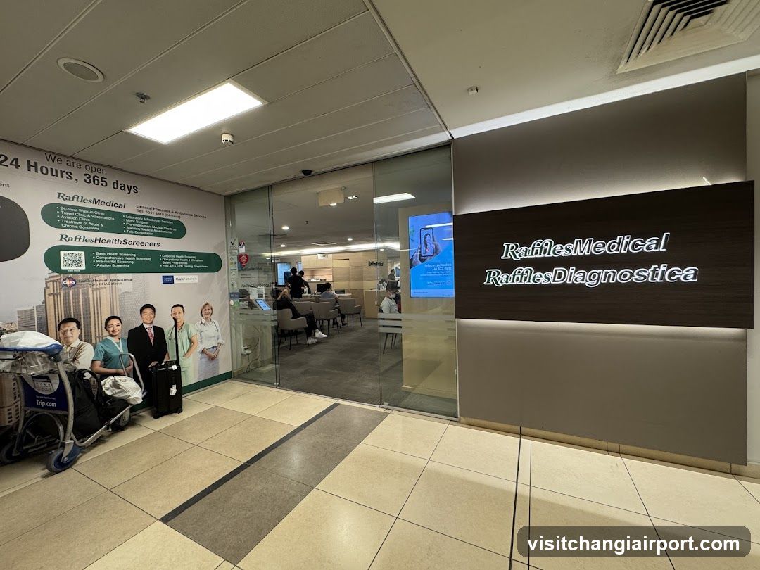 Raffles Medical Entrance Area