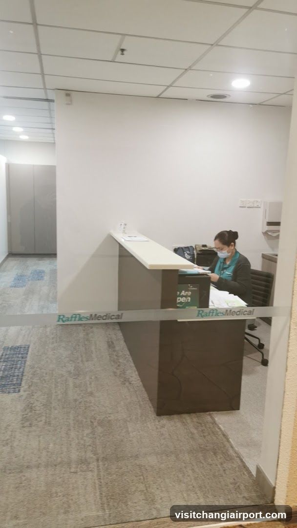 Raffles Medical Reception Area