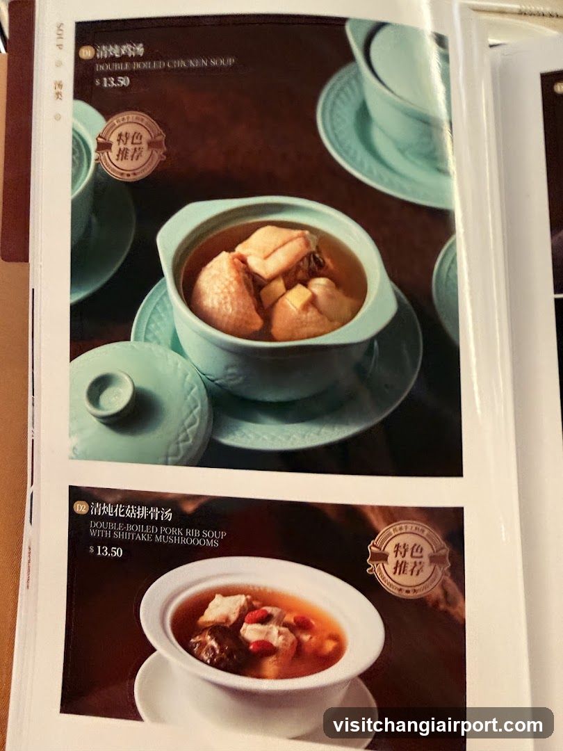 Soup Menu Page