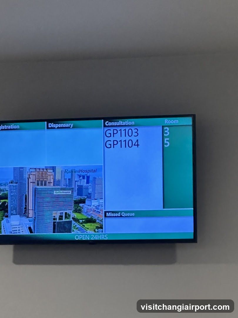Hospital Queue Display Screen