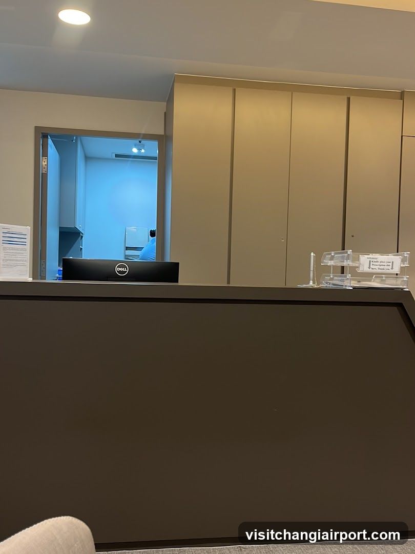 Reception Desk Interior View