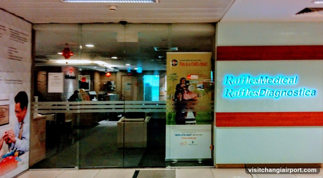 Raffles Medical Reception Area