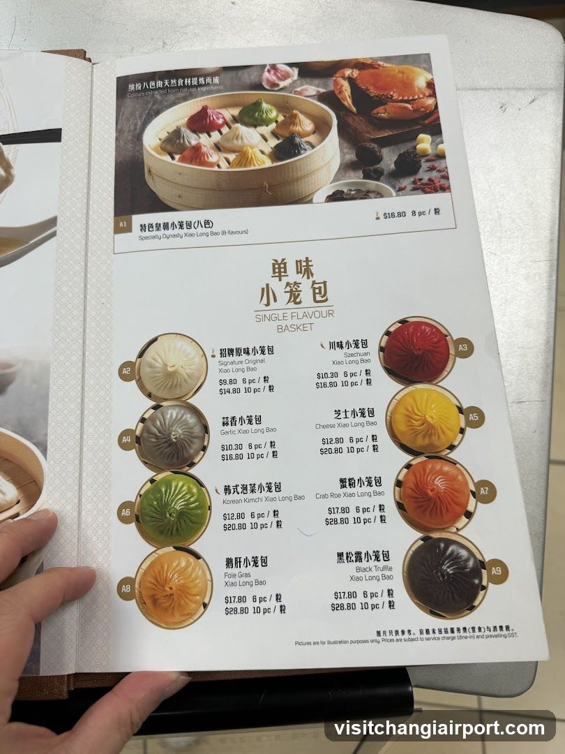 Dim Sum Menu Page