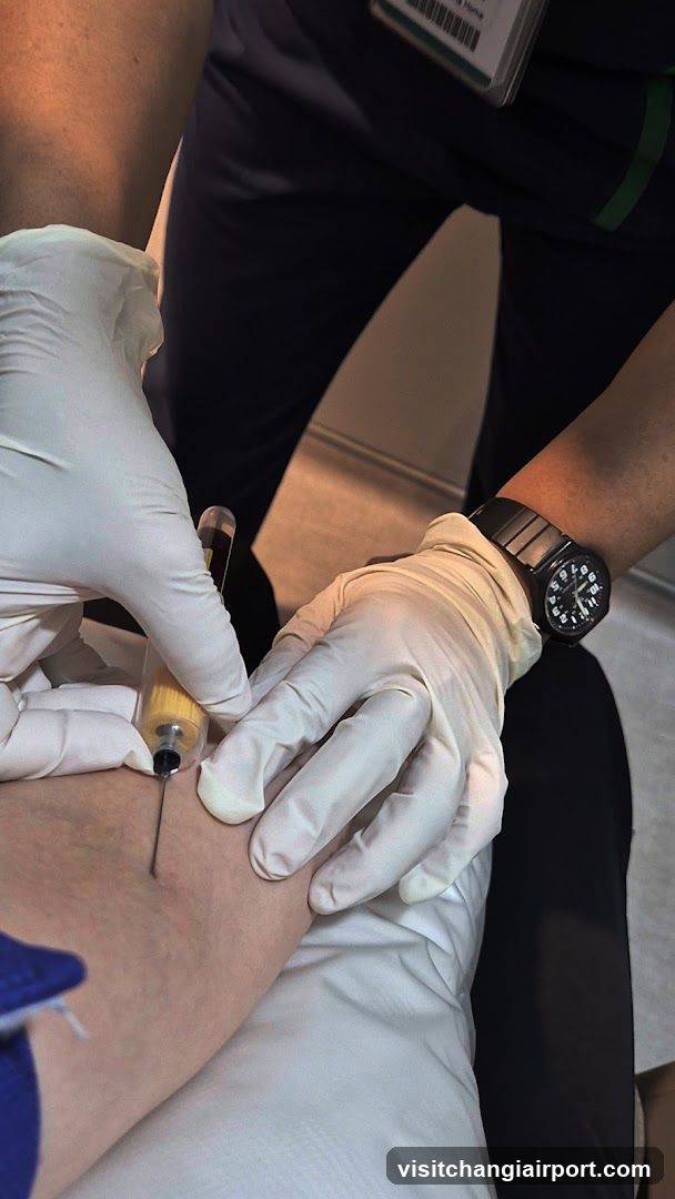 Medical Procedure with Syringe