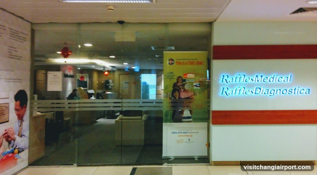 Raffles Medical Entrance Interior View