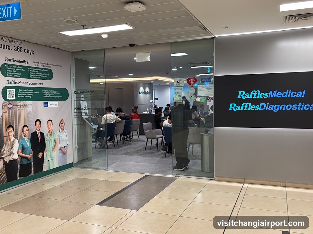 Raffles Medical Entrance Interior View