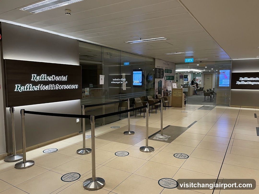 Raffles Dental and Raffles Health Screeners Entrance